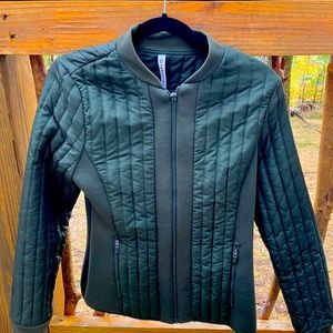 Fabletics dark olive jacket